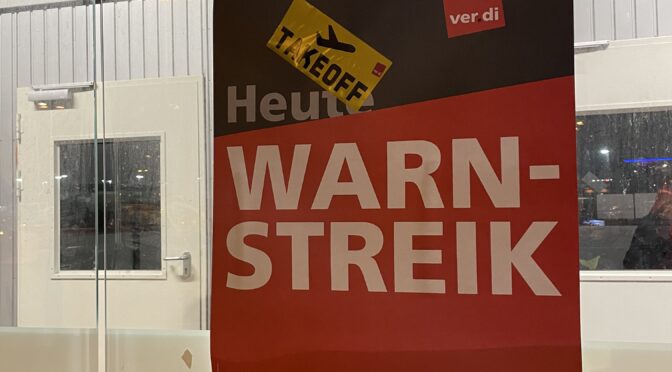 Flughafen Warnstreik